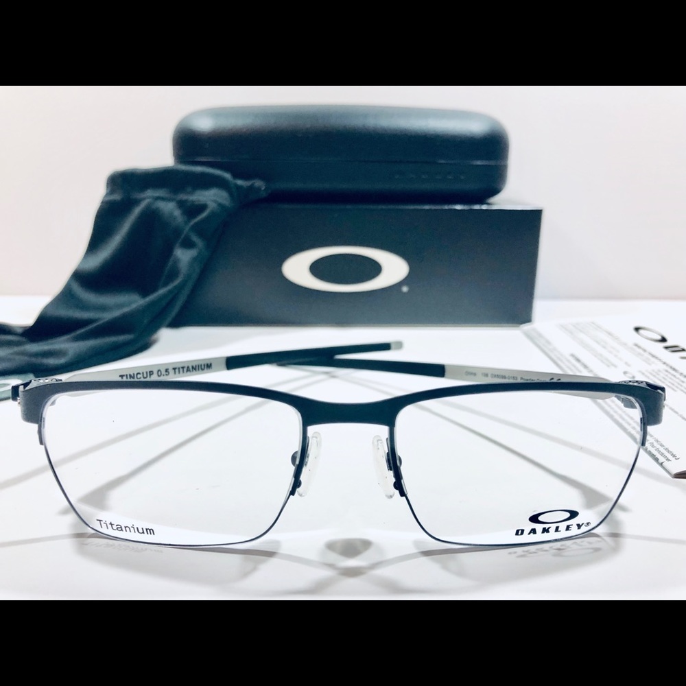 Oakley TINCUP 0.5 Eyeglasses Powder Coal Titanium
